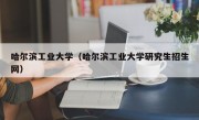 哈尔滨工业大学（哈尔滨工业大学研究生招生网）