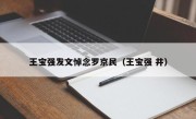 王宝强发文悼念罗京民（王宝强 井）