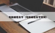 电脑编程自学（电脑编程自学视频）