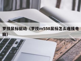 罗技鼠标驱动（罗技m558鼠标怎么连接电脑）