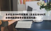 足彩比分500万彩票网（足彩比分500万彩票网新浪体育彩票竞技风暴）