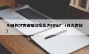 全国各地古镇相似度高达99%？（各大古镇）