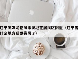 辽宁突发龙卷风事发地在居民区附近（辽宁省什么地方刮龙卷风了）