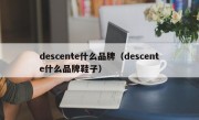 descente什么品牌（descente什么品牌鞋子）